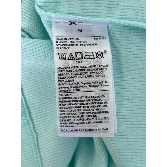 Gap Women's Stretch Tank Top in Ballerina Blue - Sz M - Picture 4 of 5